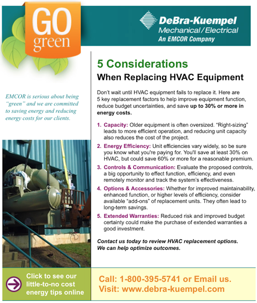 5 Considerations When Replacing HVAC Equipment